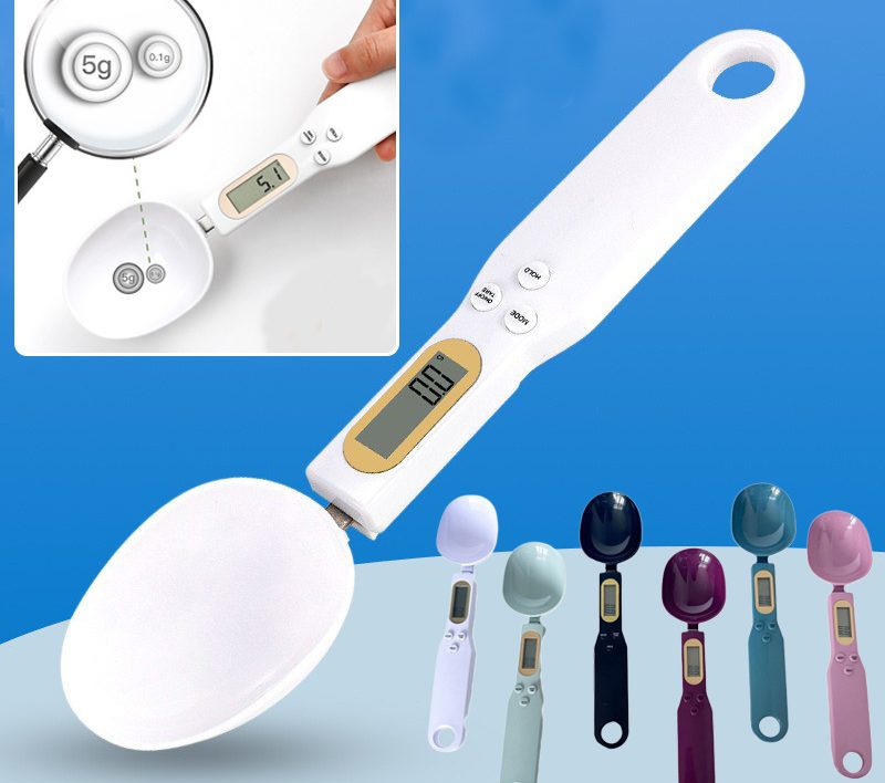 Kitchen Scale Measuring Spoon Scale Compact Food Weighing Scale For Dry And Wet Ingredients