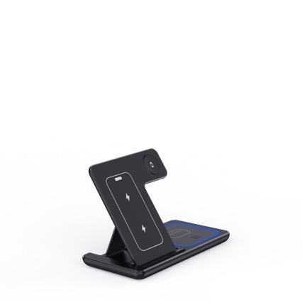 3 In 1 LED Fast Wireless Charger Stand Foldable Charging Station For Smart Phone 15 14 13 12 11 IWatch 9 8 7 6 5 Airpods Pro - Image 6