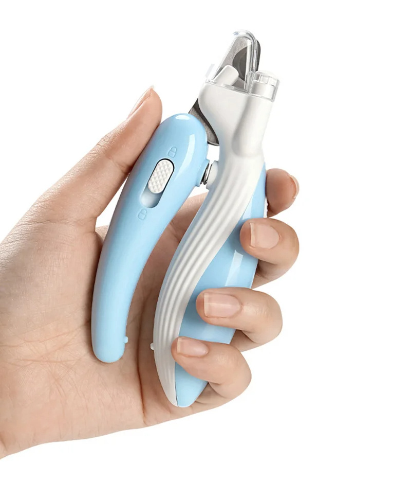 Pet Nail Clippers Dog Nail Clippers Cat Nail Clippers LED Electric Nail Grinder Pet Supplies LED Light Pet Nail Clippers - Image 7