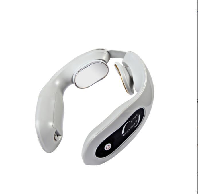 EMS Neck Acupoints Lymphvity Massager Device Intelligent Neck Massager With Heat Blue Hot Design - Image 8
